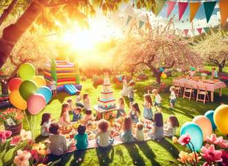 Der Perfekte Kindergeburtstag im Garten