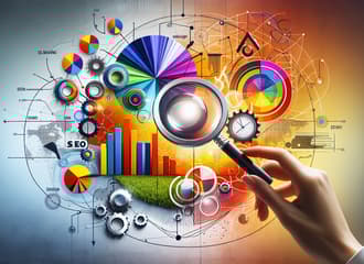 SEO, Design und Analyse an einem Platz