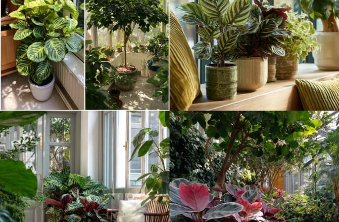 Calathea &amp; Ficus online kaufen bei Nyumbashop