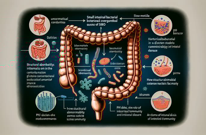 Ursachen von SIBO: Dünndarmfehlbesiedlung verstehen