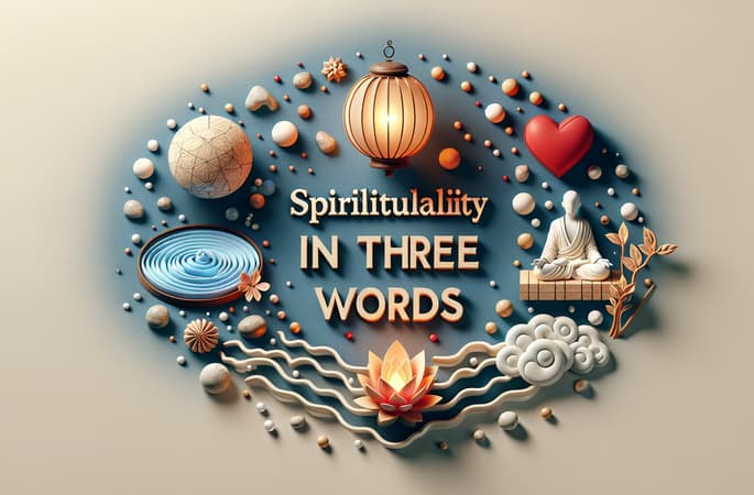 Spiritualität in drei Worten