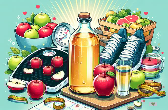 Die Diät Apfelessig: Eine Methode zum Abnehmen