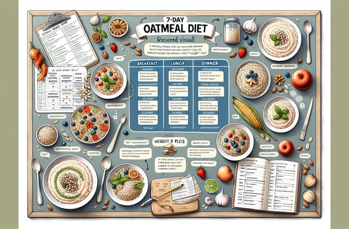 7-Tage-Haferflocken-Diät: Rezepte und Plan für schnelles Abnehmen