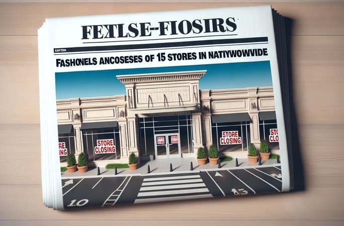 Ted Baker Closure of 15 Stores Nationwide