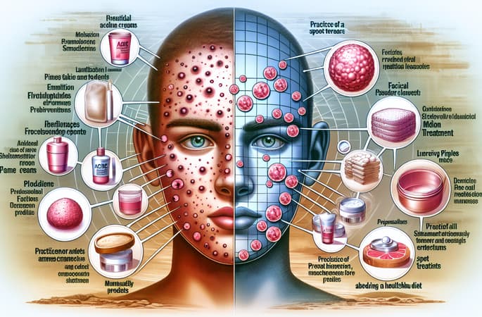 Effektive Methoden, um Pickel schnell loszuwerden