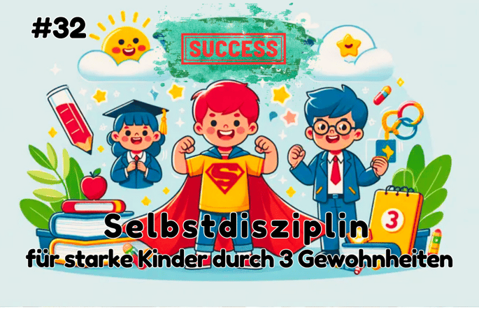 Selbstdisziplin für starke Kinder durch 3 Gewohnheiten