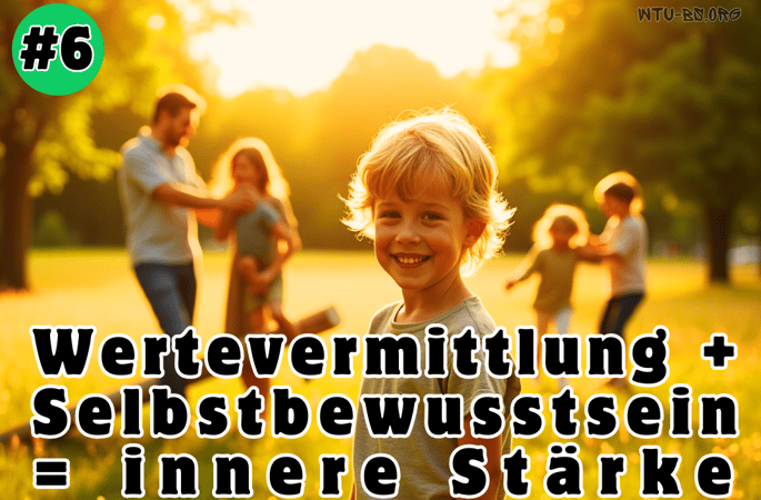 Wertevermittlung, Selbstbewusstsein + innere Stärke beginnt mit klaren Werten und Worten