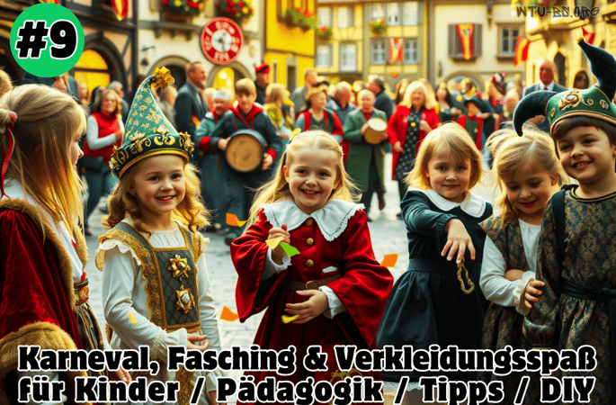 Karneval,Fasching, Verkleidungsspaß für Kinder - Geschichte des Karnevals, pädagogische Vorteile 