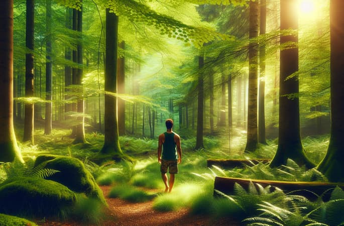 Waldbaden: Eintauchen in die heilsame Kraft der Natur